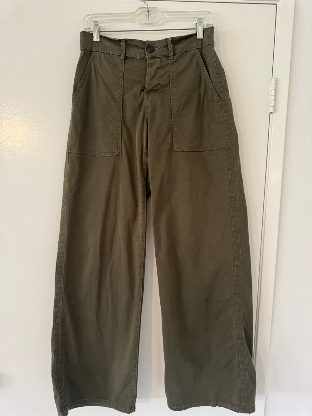 Sanctuary Olive Green Wide Leg Utility Pants